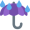 Umbrella With Rain Drops emoji on Twitter